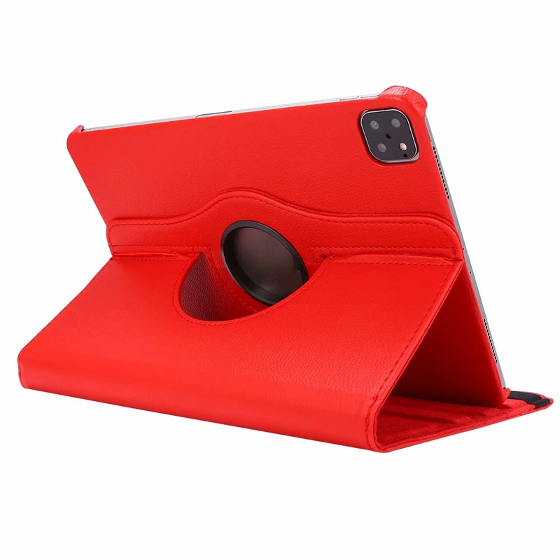 Ốp Bao Da Pu Máy Tính Bảng Xoay 360 Độ Cho iPad Pro 12.9 6th 2022 M2 A2437 A2766 2022 12.9 inch Pro 12 9 inch 2021 2020 2018 2017 2015