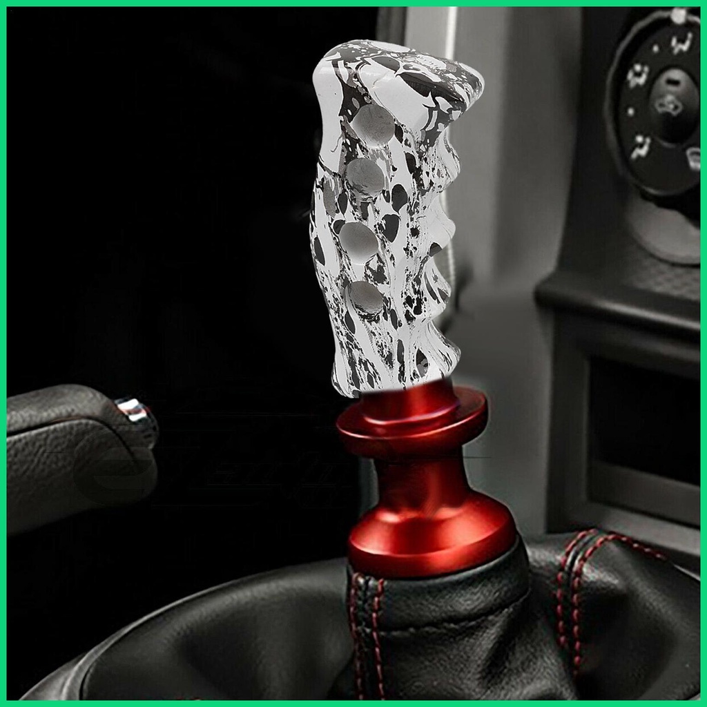 Núm Gạt Cần Số Xe Hơi Bằng Nhựa Resin In Họa Tiết Graffiti Với Ốc Vít 4 Lỗ Cho jiwvn