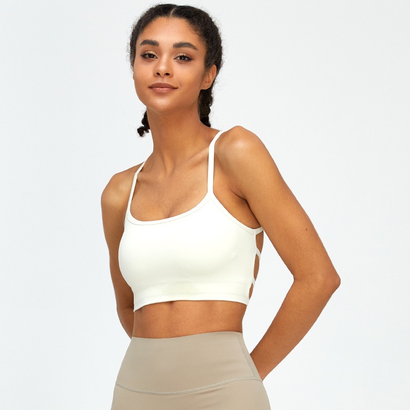 Áo Ngực Thể Thao Màu Nude Thoáng Khí Nhanh Khô Thời Trang Cho Nữ