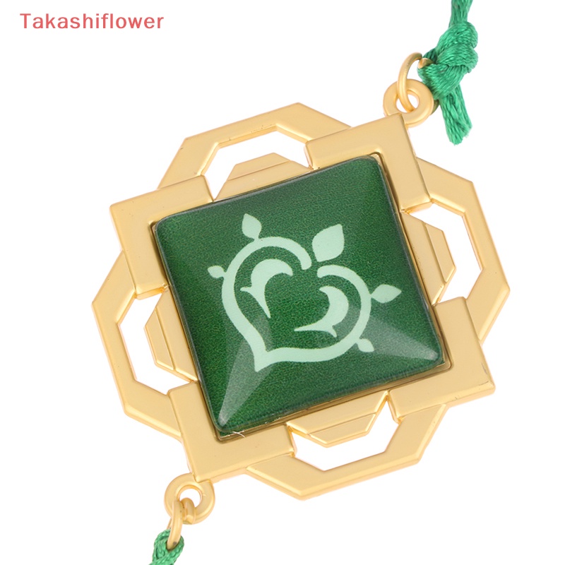 (Takashiflower) Móc Khóa Tua Rua Bằng Kim Loại Hóa Trang Genshin Va Chạm Mondstadt