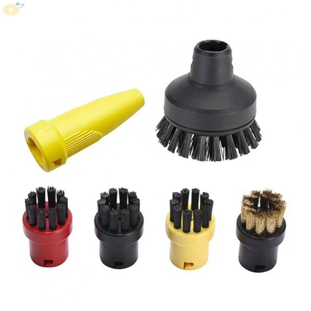 【VARSTR】6PCS/Set Round Brushes Nozzle For Karcher SC1 SC2 SC3 SC4 Steam Cleaner Parts AU