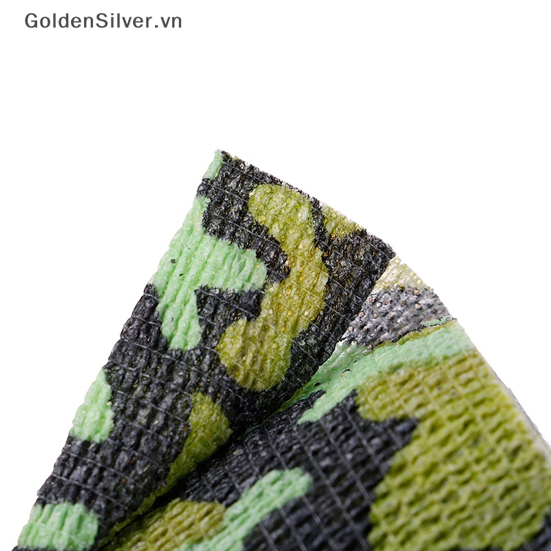 Băng Dán Cơ Bắp Tự Dính Họa Tiết Rằn Ri Màu Vàng Bạc Phong Cách Thể Thao