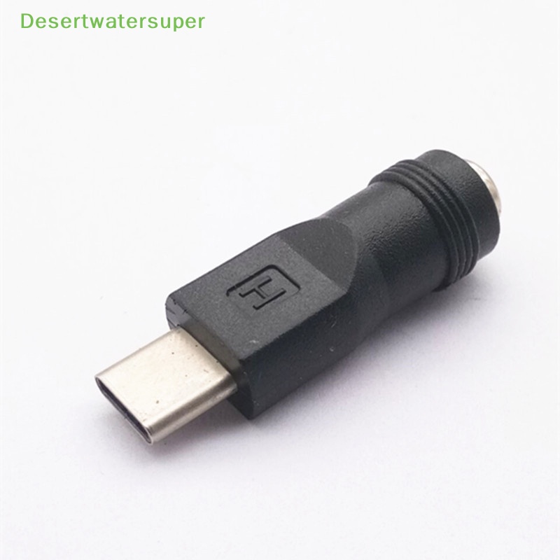 1 Đầu Nối Chuyển Đổi Nguồn DC 5.5x2.1mm Female Sang USB Type C Male