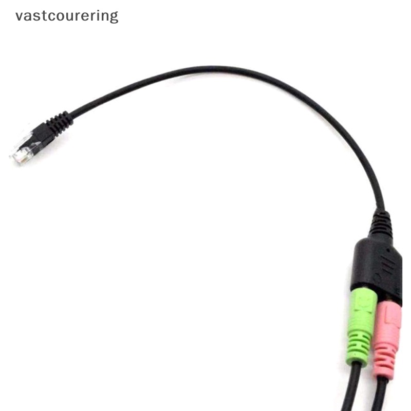 Cáp Chuyển Đổi Cổng 3.5MM Sang RJ9 Chuyên Dụng Cho Máy Tính / Điện Thoại RJ-9 EN