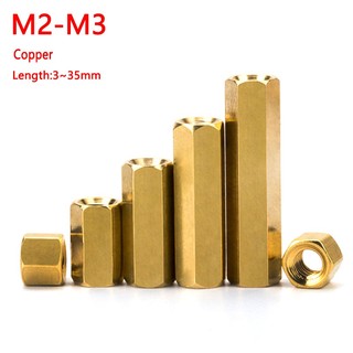 Đinh tán lục giác bằng đồng thau m2 m3 * l = 3-35mm
