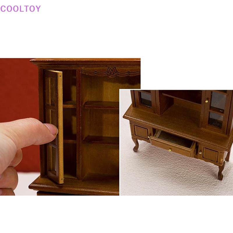 Đồ Nội Thất Phòng Ngủ Hai Cửa Trang Trí Nhà Búp Bê 1: 12