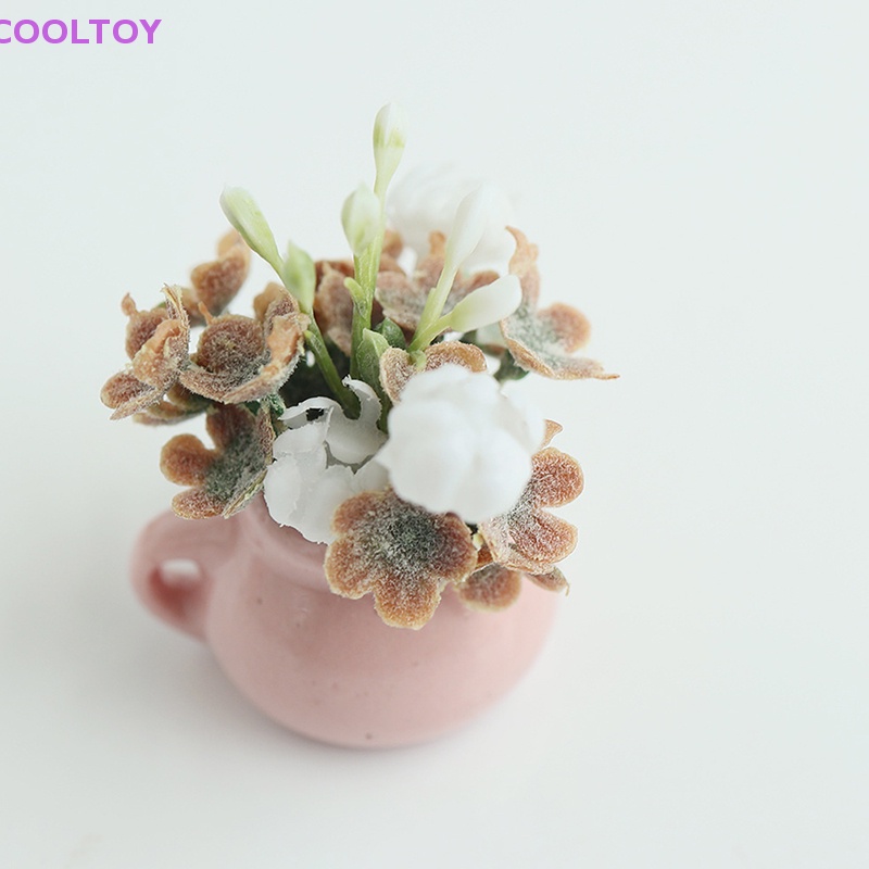 Bình Hoa Mini 1 / 12 Màu Sắc Ngẫu Nhiên Trang Trí Nhà Búp Bê