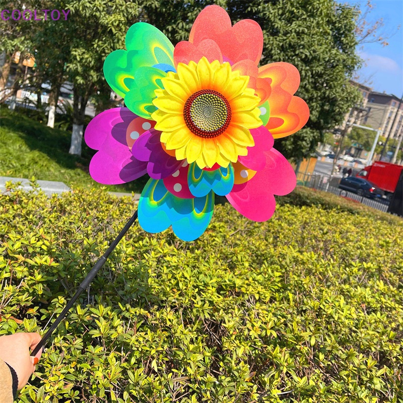 Cooltoy 1 Ghim Cài Áo Hình Hoa Hướng Dương / Bướm Đính Kim Sa Nhiều Màu Sắc