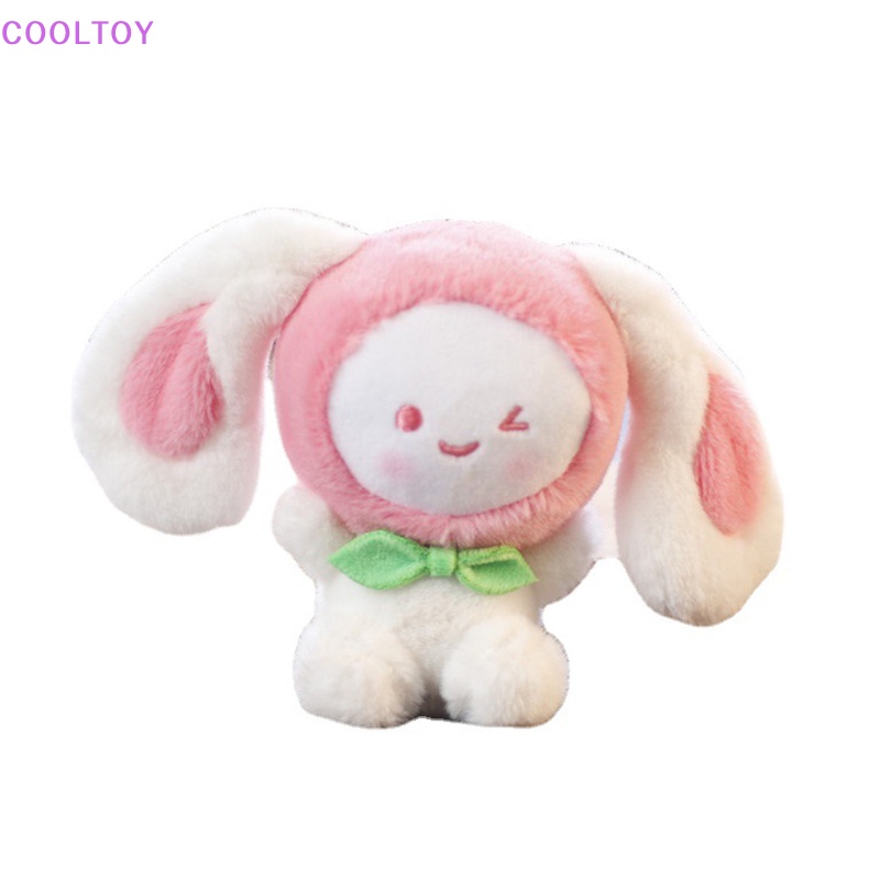 1 Móc Khóa Thỏ Nhồi Bông Tai Dài 12cm Dễ Thương