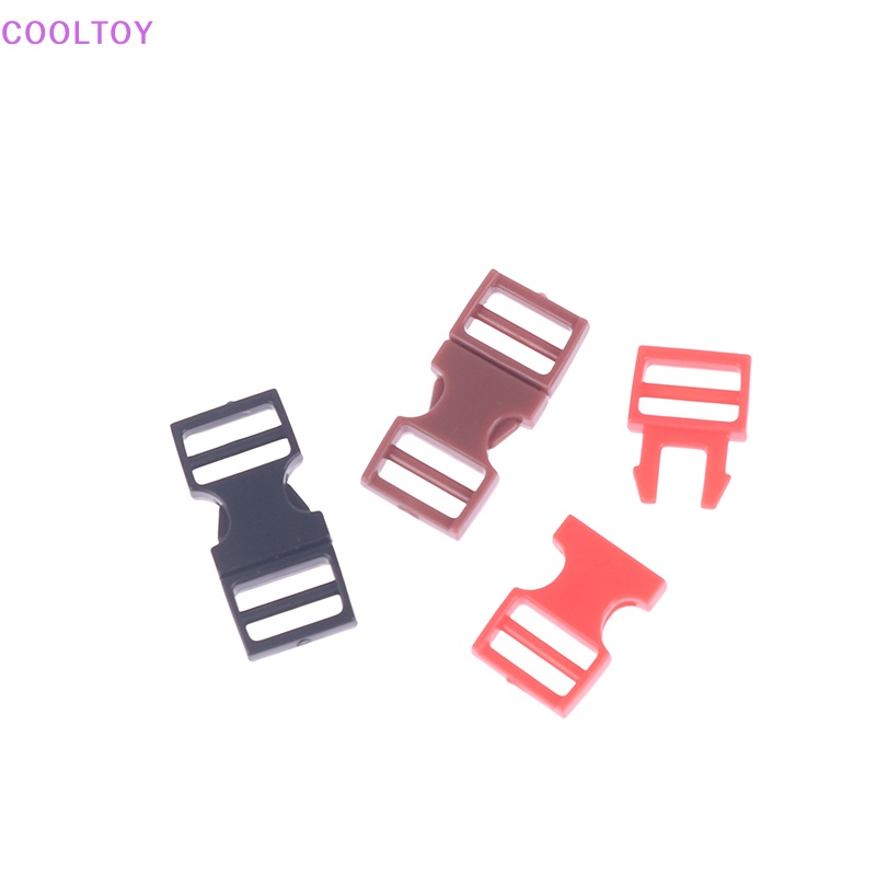 Set 10 Khóa Nhựa 6mm Làm Vòng Tay / Dây Đeo Búp Bê DIY