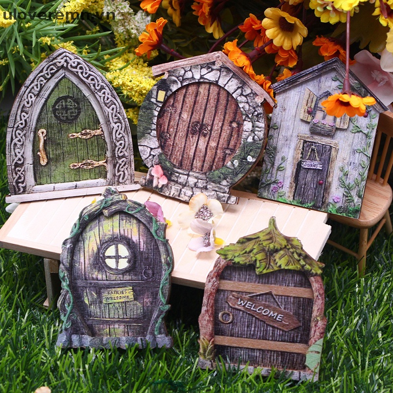 Set 6 Mô Hình Cửa 1 / 12 Dùng Để Trang Trí Nhà Búp Bê