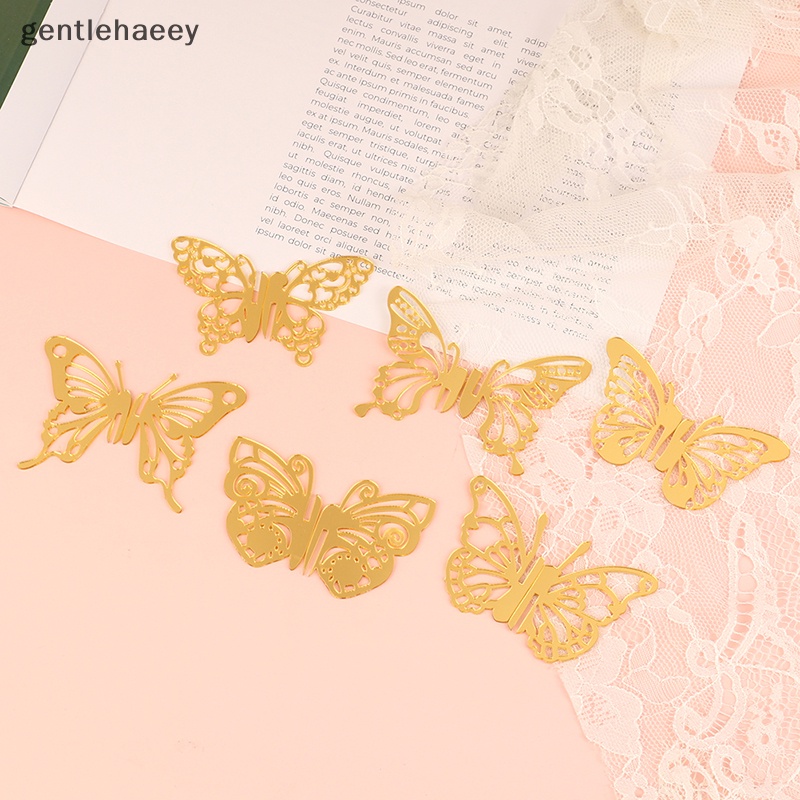 Bộ 5 Bươm Bướm Bằng Acrylic Dùng Trang Trí Bánh Kem