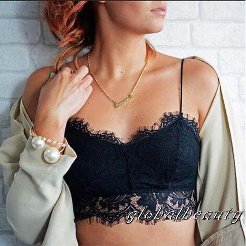 Áo Bra Hai Dây Phối Ren Màu Sắc Thời Trang Gợi Cảm Cho Nữ