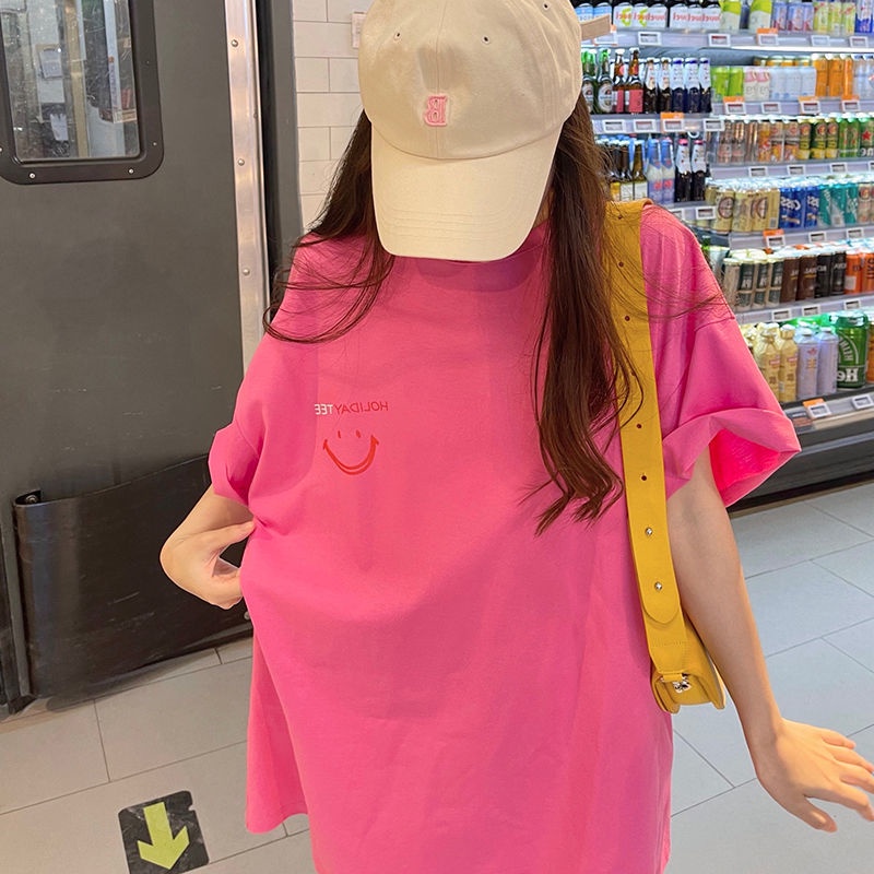 COZOK Áo Thun Ngắn Tay Dáng Rộng Thời Trang Hàn Quốc Cá Tính