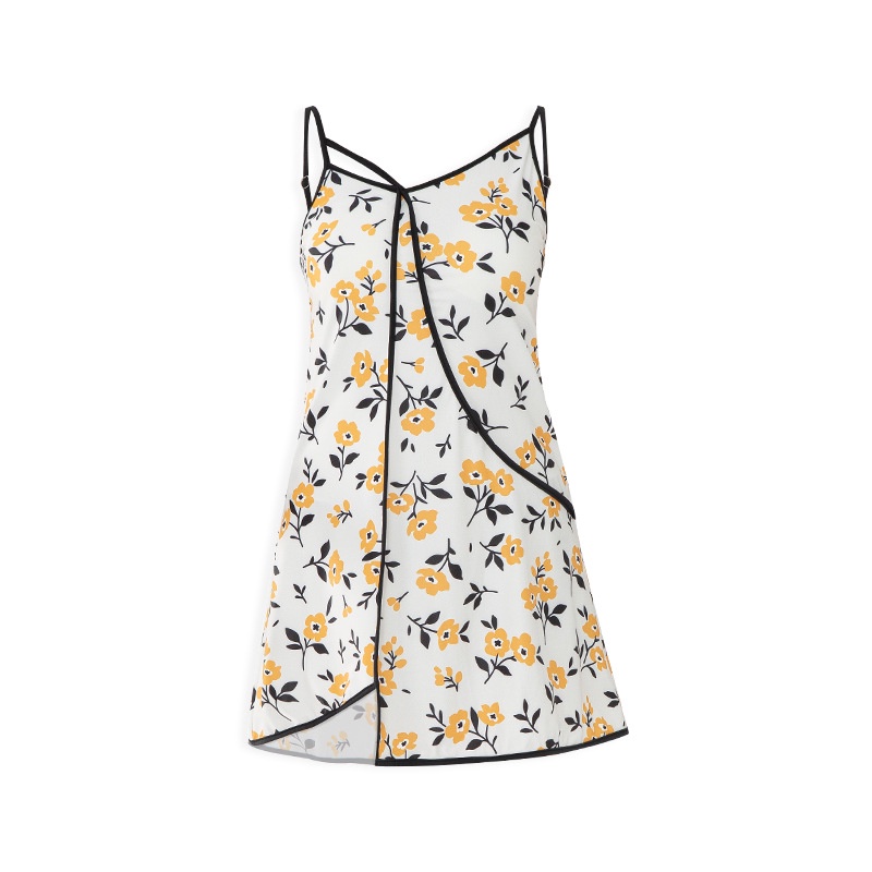 Đồ Bơi Một Mảnh Ôm Eo Che Bụng Họa Tiết Hoa Phong Cách Retro Cho Nữ