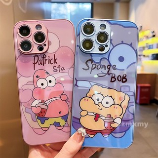 Ốp Điện Thoại Bằng Silicone Hình SpongeBob Dành Cho IPhone 14 13 12 11 Pro X / xs Max XR 7 / 8 14 Plus