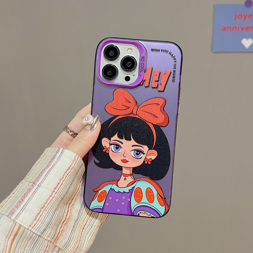 Ốp Điện Thoại TPU Mềm Trong Suốt Chống Sốc Họa Tiết Hoạt Hình Hai Mặt Cho iPhone 11 13 12 14 Pro Max