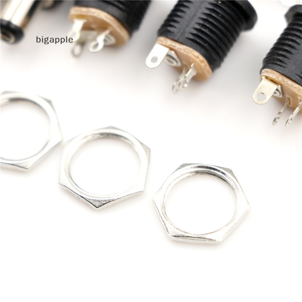 Set 10 Đầu Nối Phích Cắm Nguồn DC 5.5mm x 2.1mm Tiện Dụng