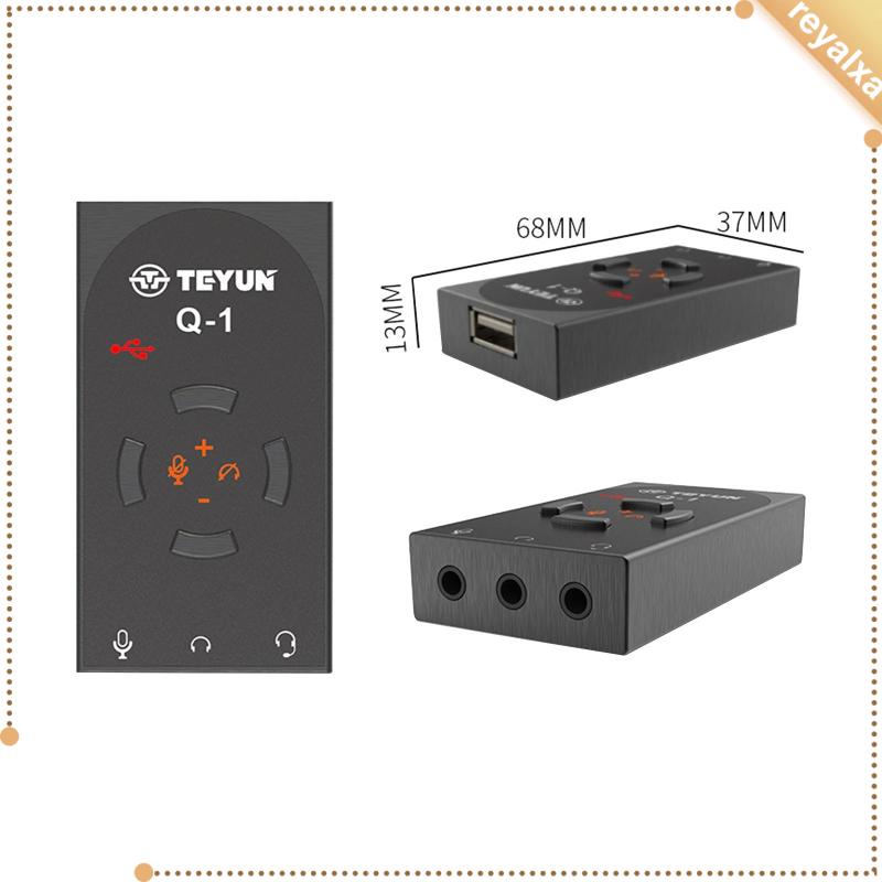 Thẻ Âm Thanh Nổi USB 7.1 Kênh Với Giắc Cắm Tai Nghe 3.5mm Chuyên Dụng Cho PC Laptop