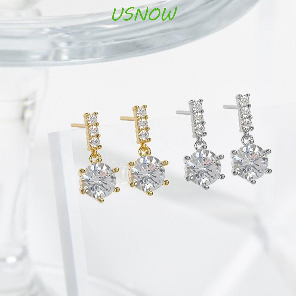 Bông Tai Hình Giọt Nước Lấp Lánh Thời Trang|Khuyên Tai Phong Cách Hàn Quốc Cổ Điển Thanh Lịch