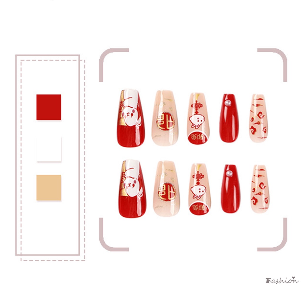 Móng Tay Thỏ Hoạt Hình Dài Bền Và Không Dễ Biến Dạng Có Thể Tái Sử Dụng