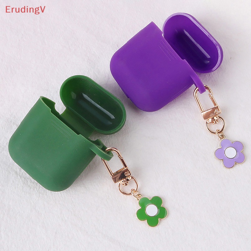 1 Móc Khóa Kim Loại Hình Bông Hoa Nhỏ Nhiều Màu Dễ Thương