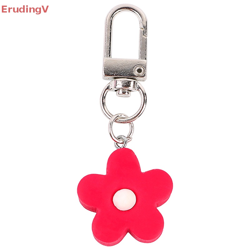 [ErudingV] Móc Khóa Ba Lô / Túi Xách Trang Trí Hình Hoa Màu Kẹo Dễ Thương [Mới]