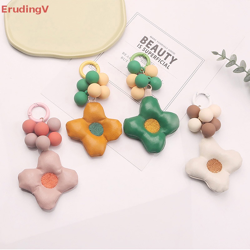 [ErudingV] 1 Móc Khóa Xe Hơi / Túi Xách Họa Tiết Hoa Tinh Tế Thời Trang