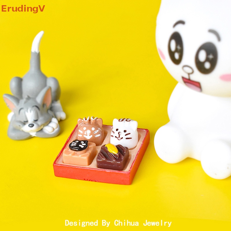 1 Bộ Mô Hình Hộp Cơm / Sô Cô La / Bento Đồ Ăn Nhẹ Nhàng Trang Trí Nhà Búp Bê [ErudingV]