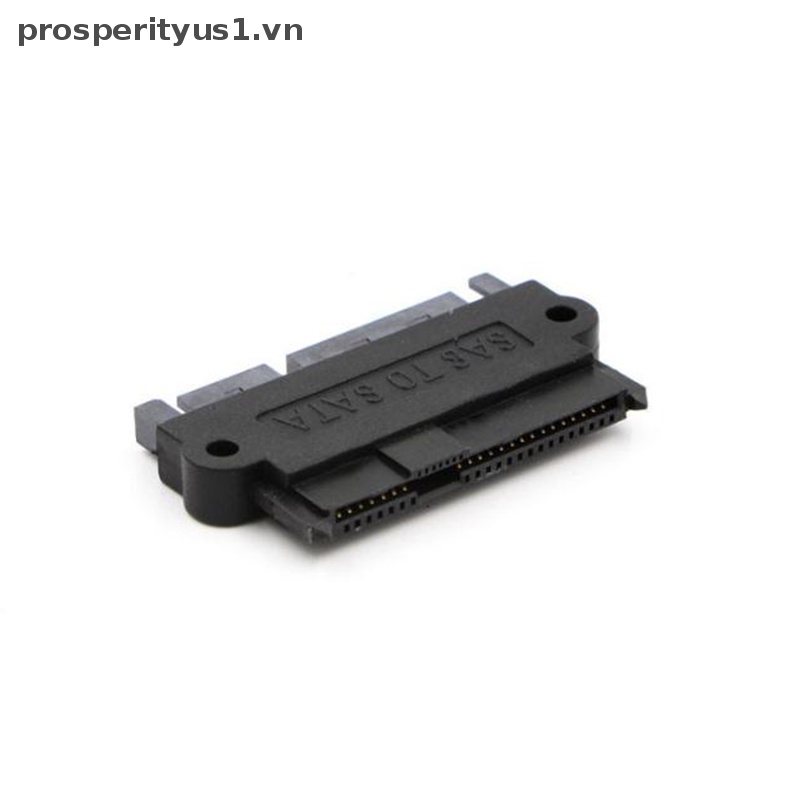 Đầu Nối Chuyển Đổi SAS 29 pin Female Sang SATA 22pin Male Cho Windows Sasperityus1