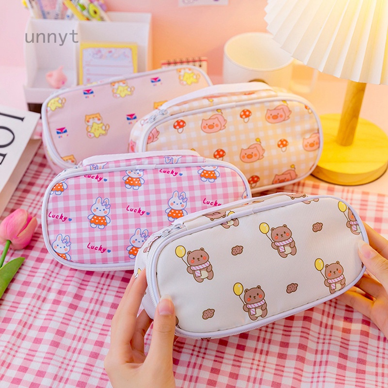 Túi Đựng Bút Bằng Vải Cỡ Lớn Linh Hoạt Dễ Thương Chất Lượng Cao