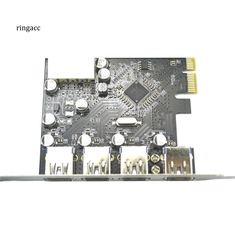 Card Mở Rộng RGA Inside 4 USB 3.0 PCI-E PCI Express Cho Máy Tính Để Bàn