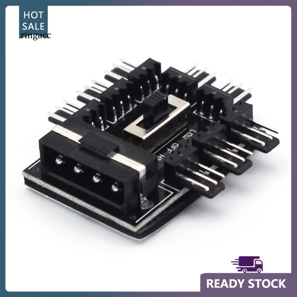 Bộ Chuyển Đổi Quạt Tản Nhiệt 2 Chiều 1 Sang 8 Cho Máy Tính