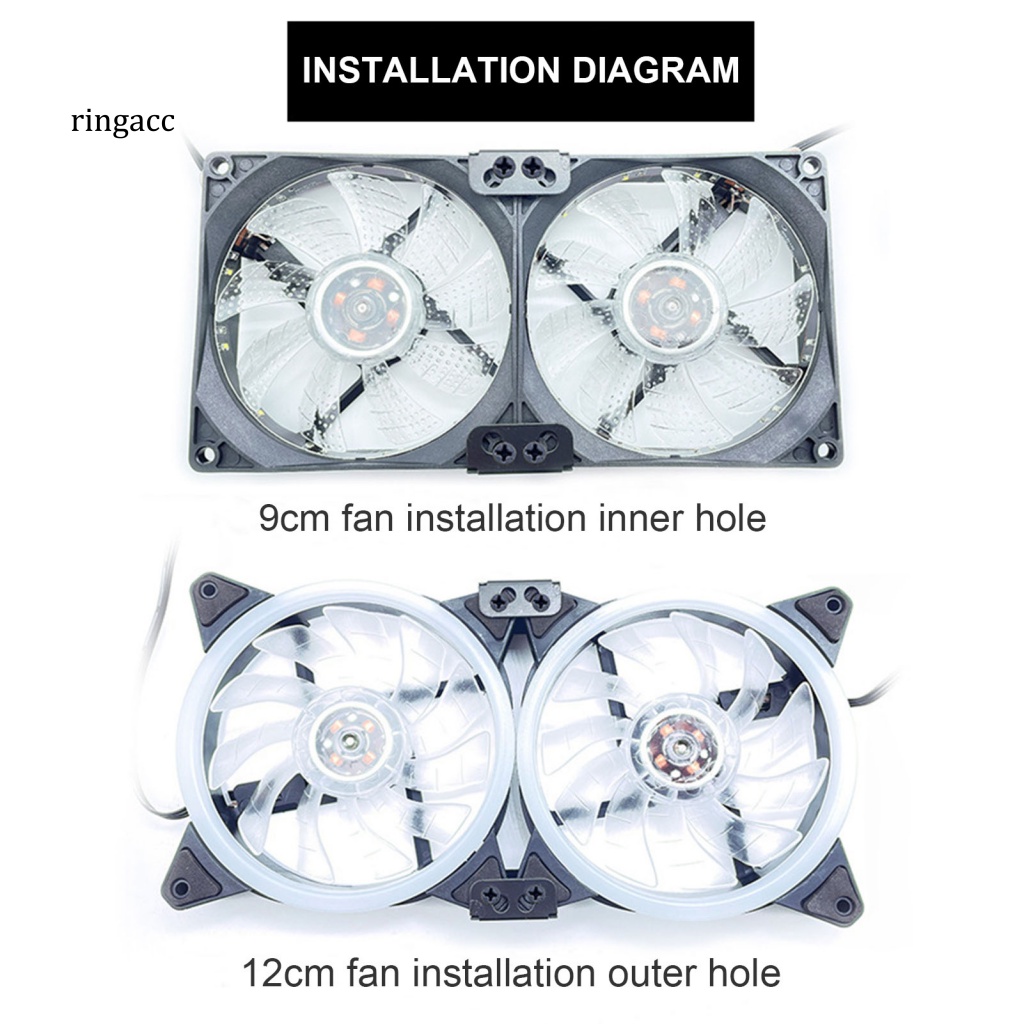 Bộ 2 Khóa Nối Quạt Tản Nhiệt Máy Tính Để Bàn Không Gây Tiếng Ồn Dễ Lắp Đặt