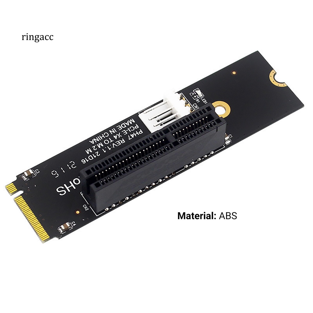 Card Mở Rộng RGA Tốc Độ Cao M.2 SSD NGFF Sang PCI-E X4 Kèm Dây Cáp Cho Máy Tính