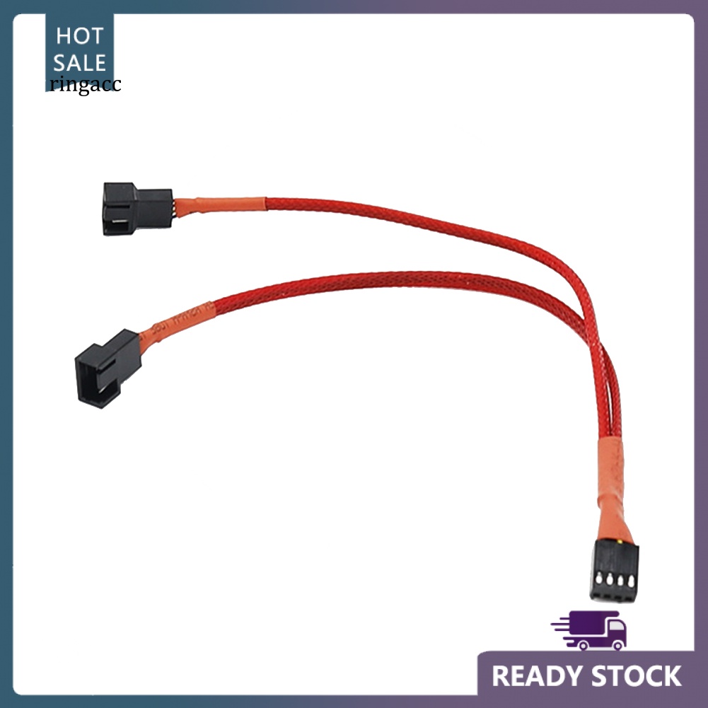 Dây Cáp Chia Nguồn RGA 27cm 4Pin PWM Cho Quạt Tản Nhiệt CPU Máy Tính