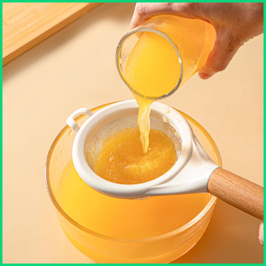 Rây Bột Bằng Thép Không Gỉ Có Tay Cầm Tiện Dụng Cho Nhà Bếp