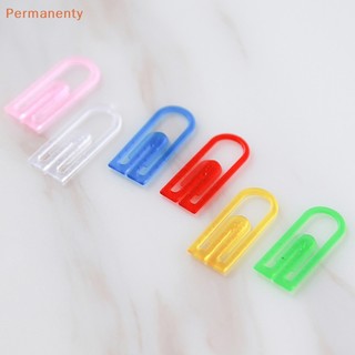Hộp 60 kẹp giấy note bằng abs mini nhiều màu sắc