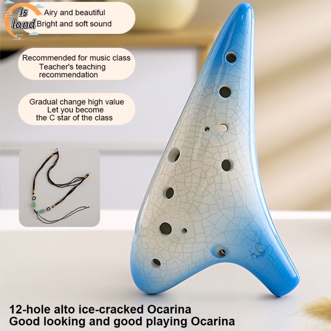 Kèn Ocarina 12 Lỗ Bằng Sứ Dùng Dạy Học