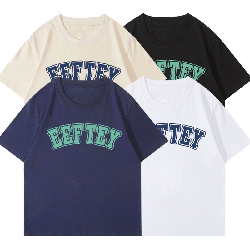 NRVP Áo Thun 100% Cotton Tay Ngắn Phong Cách Hàn Quốc Mới