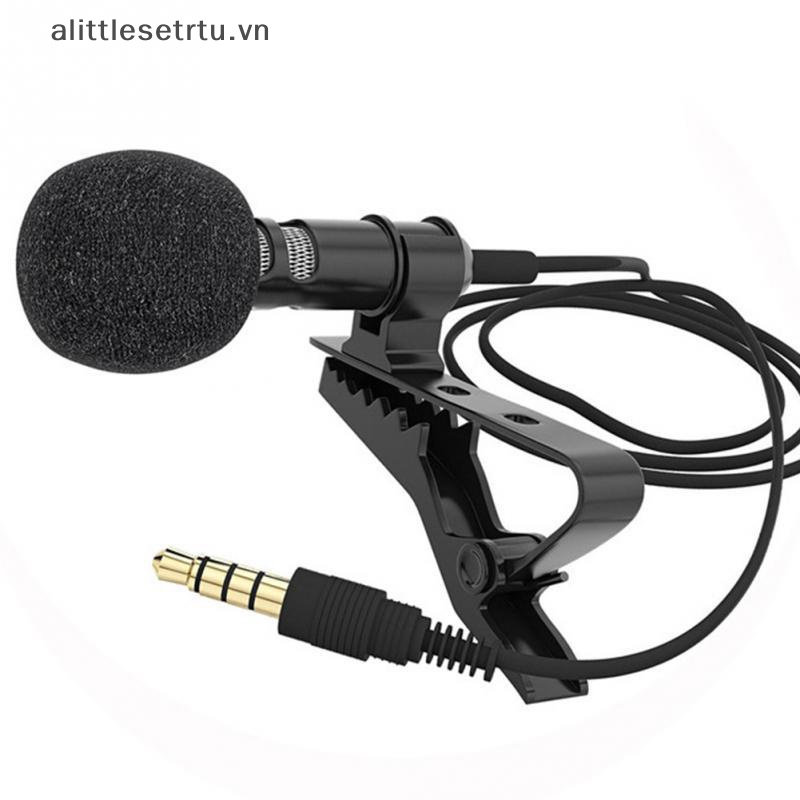 Micro Mini Jack 3.5mm Có Kẹp Tiện Dụng Cho Máy Tính / Điện Thoại / Máy Tính