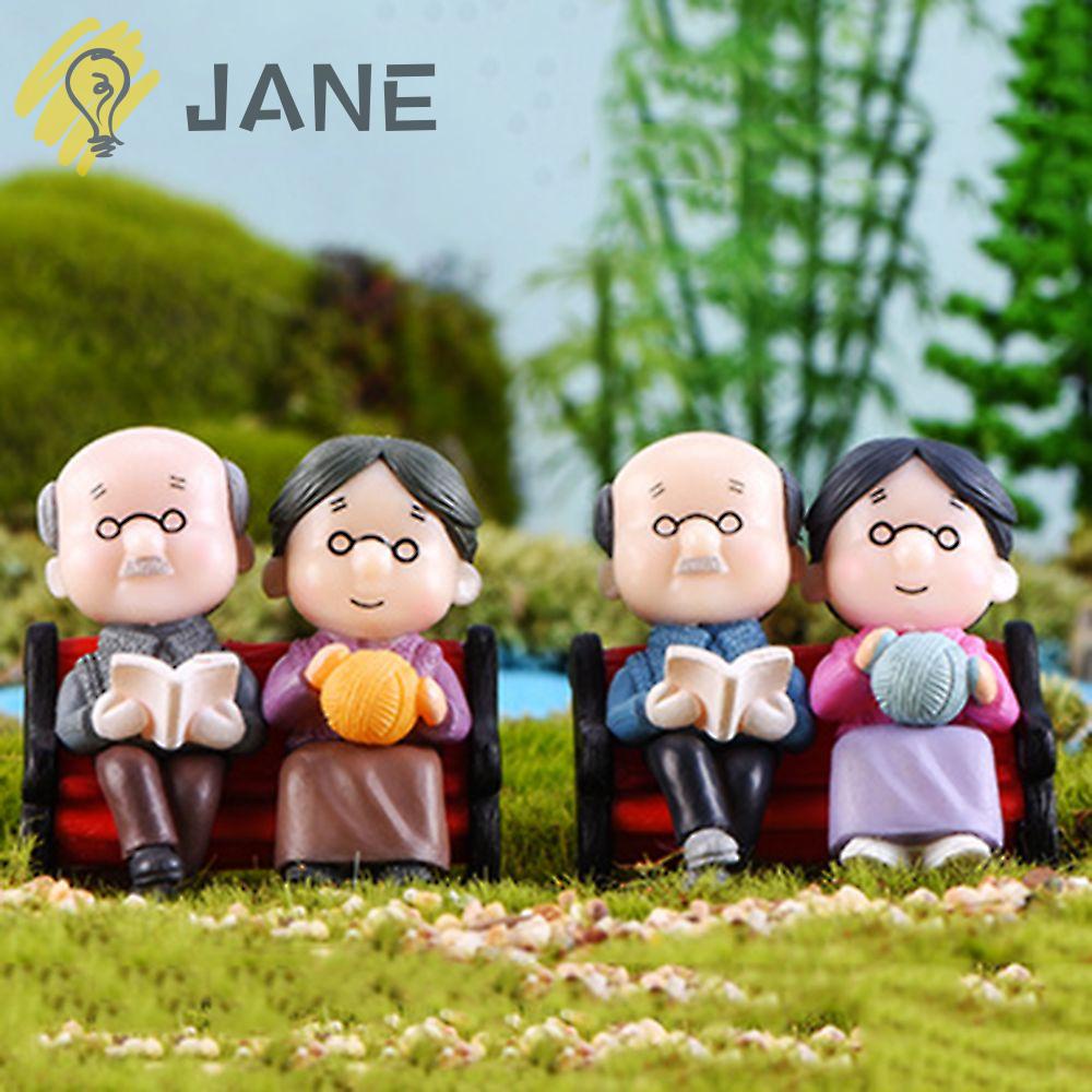 1 Bộ Mô Hình Bà Nội Dung Mini Trang Trí Tiểu Cảnh