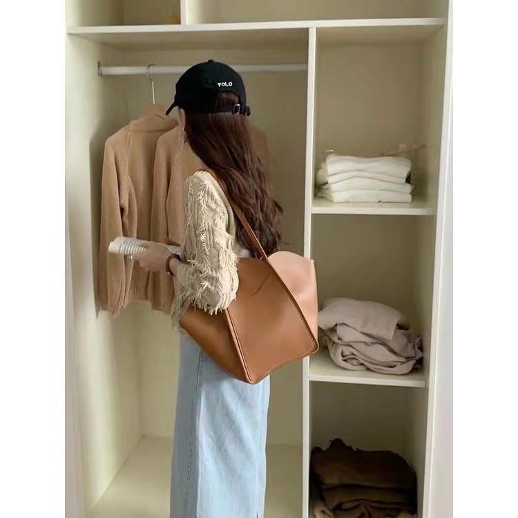 Túi Đeo Vai Sức Chứa Lớn Hình Cánh Hoa Tulip Độc Đáo Dễ Phối Đồ Cho Học Sinh