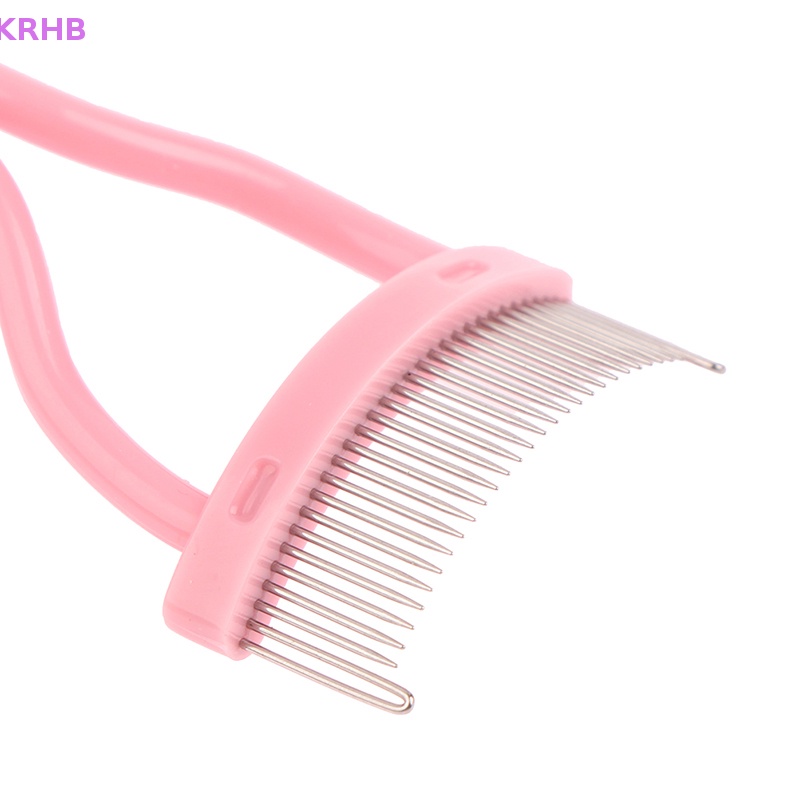 Lược Chải Lông Mày Hai Đầu Bằng Thép Gấp Gọn Tiện Lợi