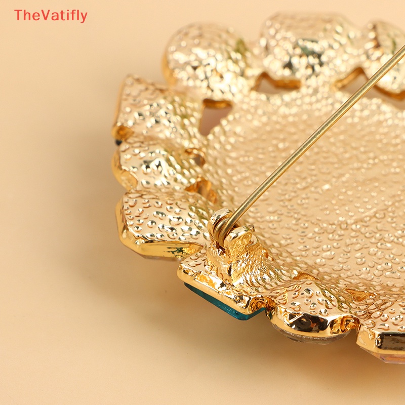 Ghim Cài Áo Hình Oval Đính Đá Hình Nàng Tiên Cá Thời Trang Cho Nữ