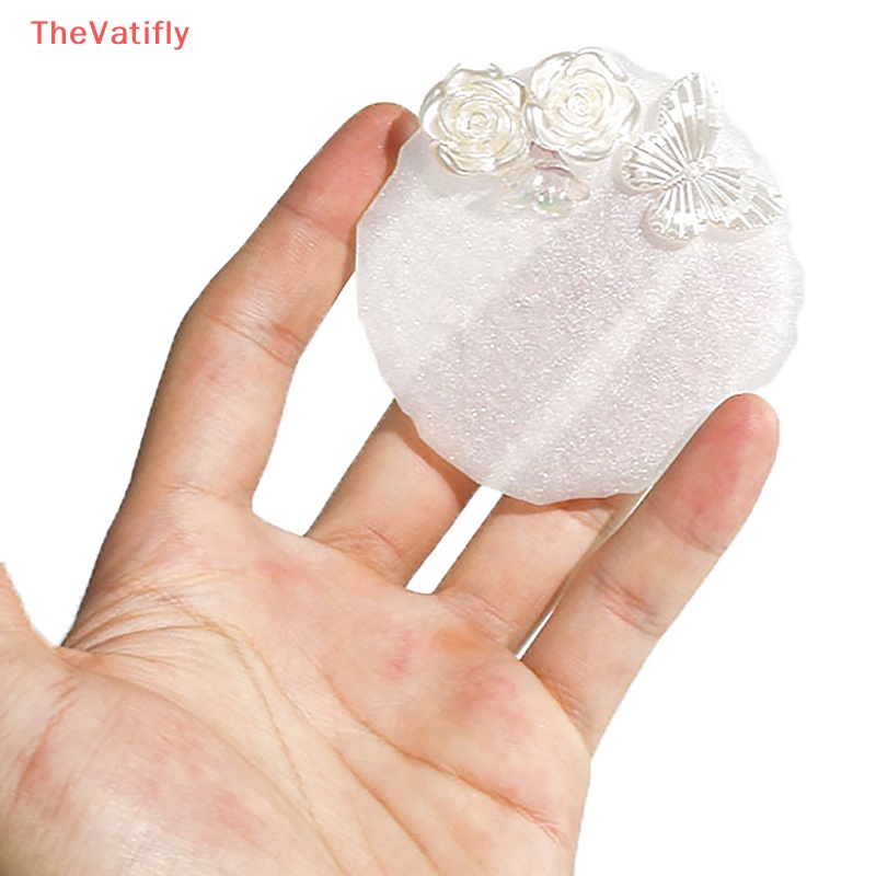 [Thevalifly] Khuôn Silicone Làm Đế Lót Ly Tròn 8 Ngăn DIY Trang Trí Nội Thất Nhà Bán Chạy