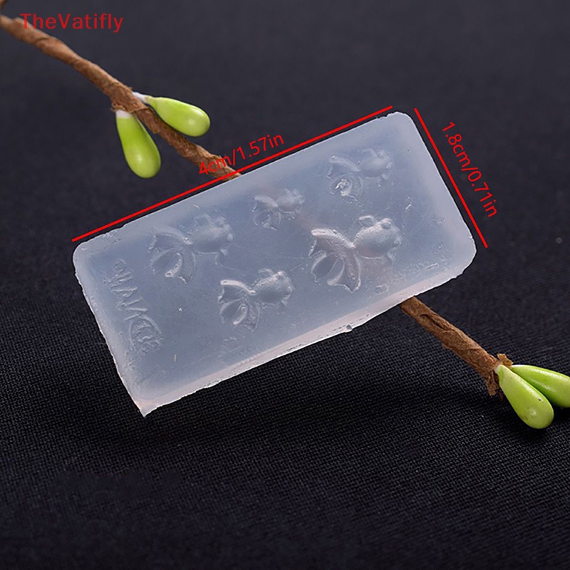 [Thevalifly] Bộ Khuôn Làm Trang Sức Bằng Nhựa Resin Hình Cá Vàng / Lá Sen Cỡ Nhỏ DIY HOT