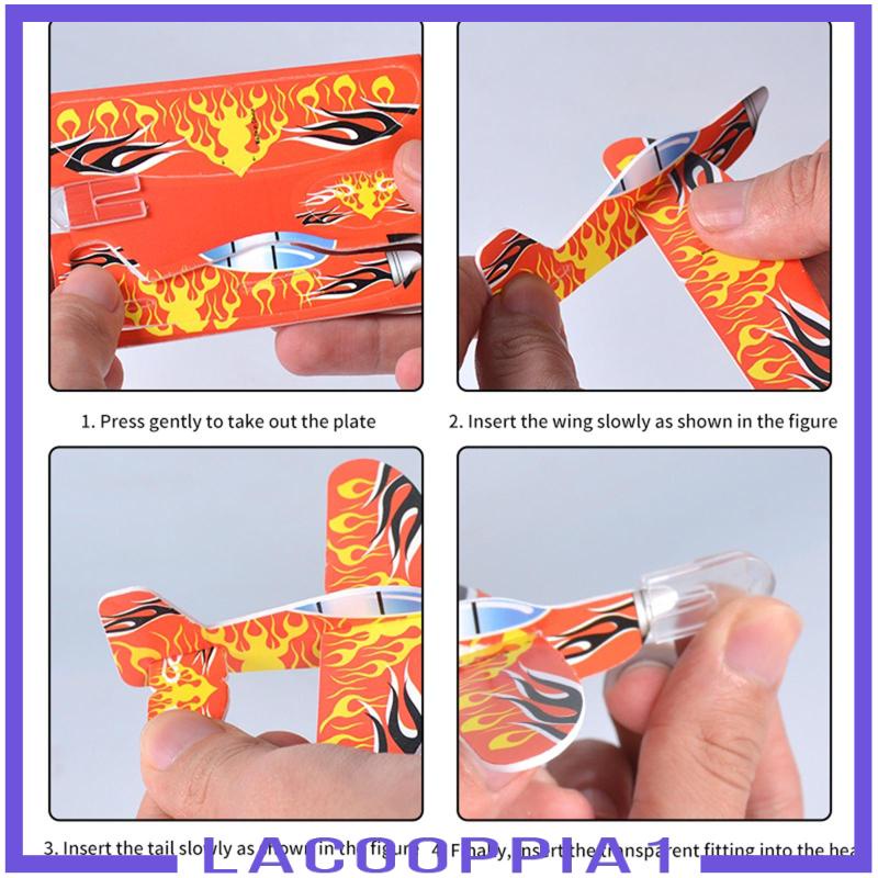 Set 10 Máy Bay Xốp Nhiều Màu Sắc 3 4 5 6 7 Tuổi Lacooppia1