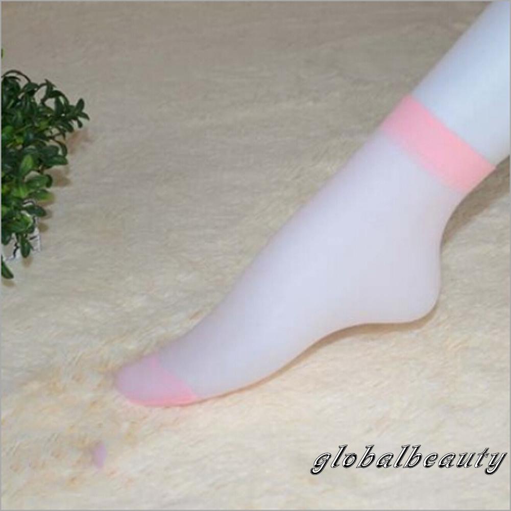 Vớ Cổ Ngắn Siêu Mỏng Sáng Bóng Nhìn Thấy Mùa Hè Cho Nữ