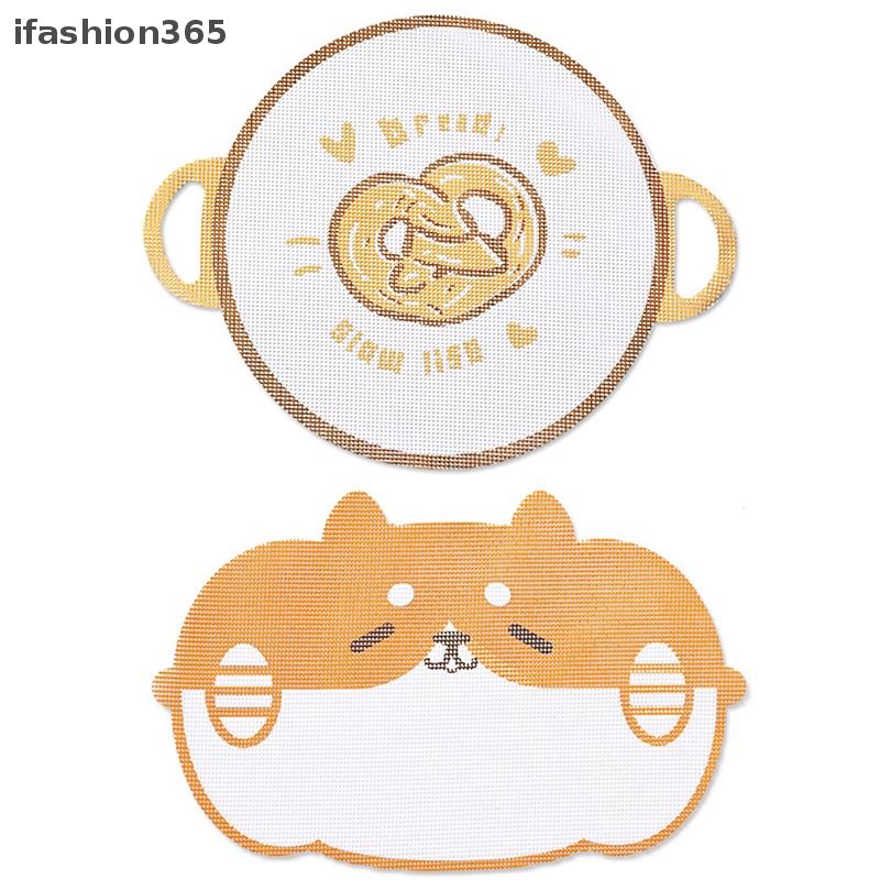 Miếng Lót Nồi Hấp Bánh Bao Hình Tròn Bằng Silicon Không Dính Tái Sử Dụng Linh Hoạt ifashion365